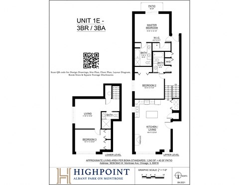 the floor plan of unit e of the gulfstream condo